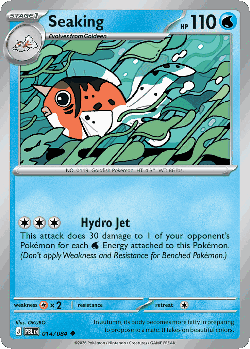 Seaking Pokémon TCG card art