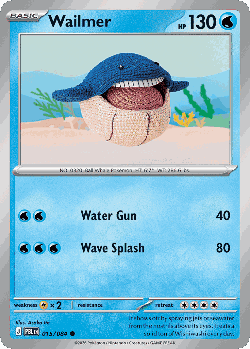 Wailmer Pokémon TCG card art