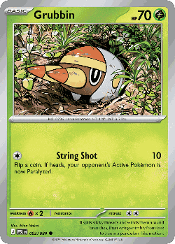 Grubbin Pokémon TCG card art