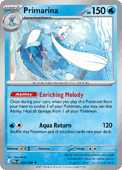 Primarina Pokémon TCG card art