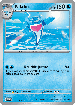 Palafin Pokémon TCG card art