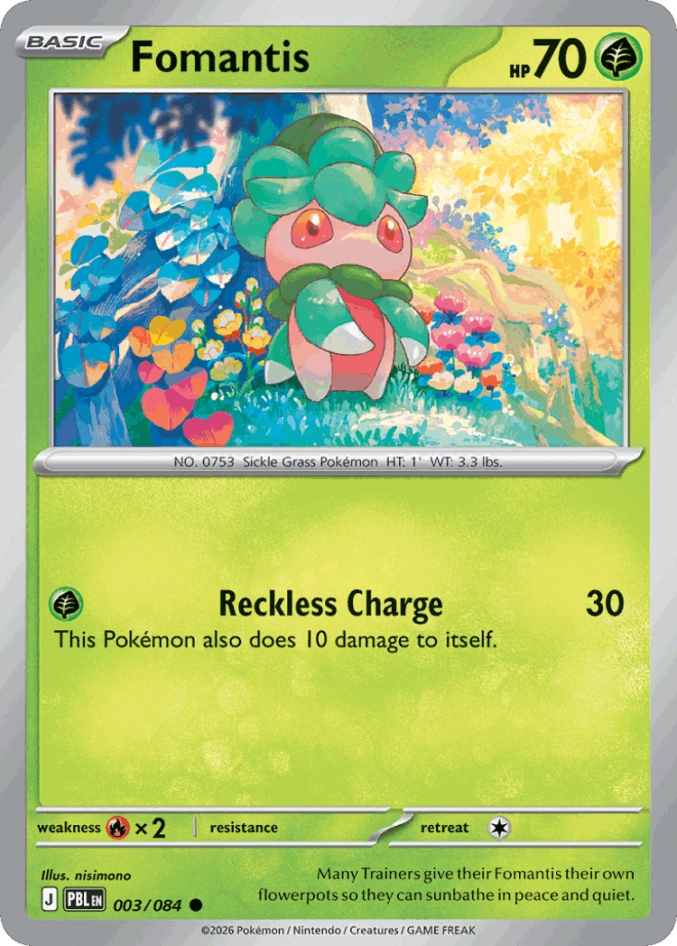 Fomantis #3 from Pitch Black - Common - Illustrated by nisimono
