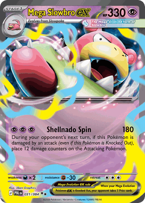 Mega Slowbro ex 31, Pitch Black