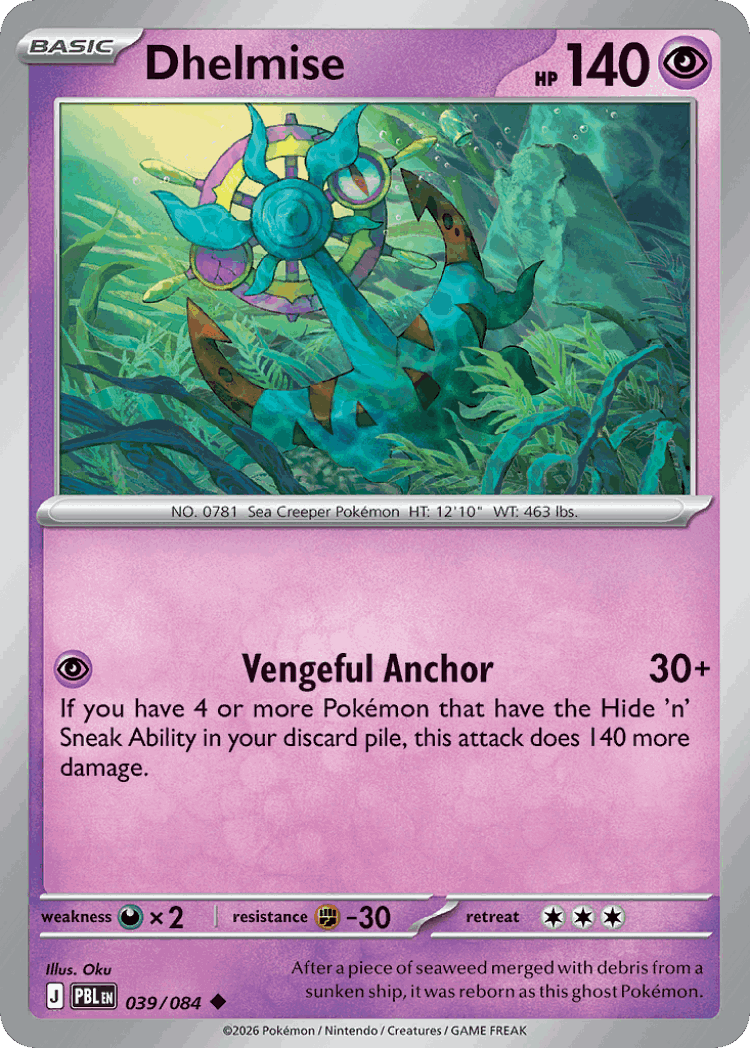 Dhelmise #39 from Pitch Black - Uncommon - Illustrated by Oku