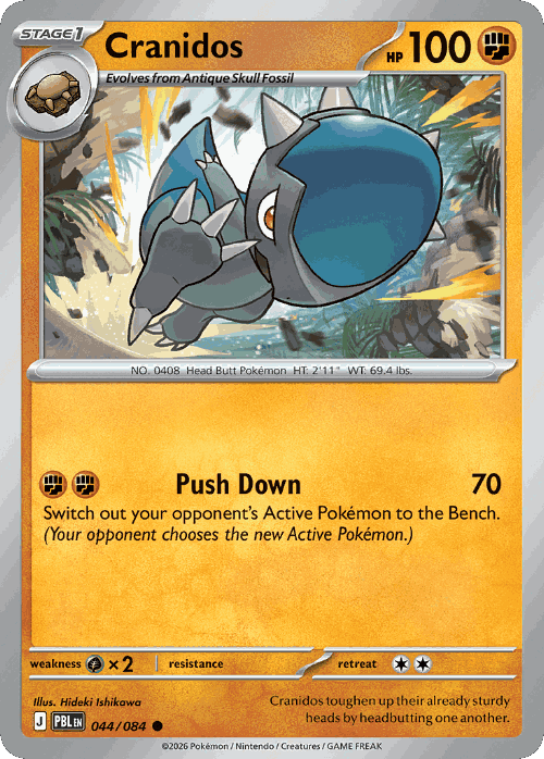 Cranidos 44, Pitch Black