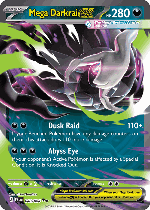 Mega Darkrai ex 48, Pitch Black
