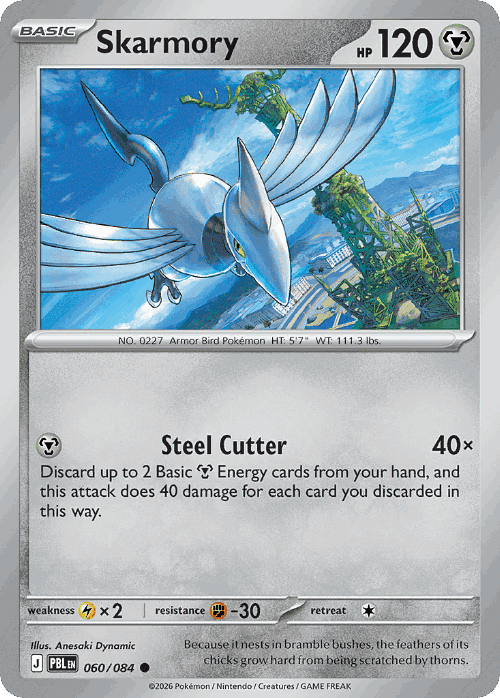 Skarmory 60, Pitch Black