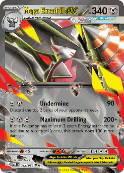 Mega Excadrill ex 65, Pitch Black