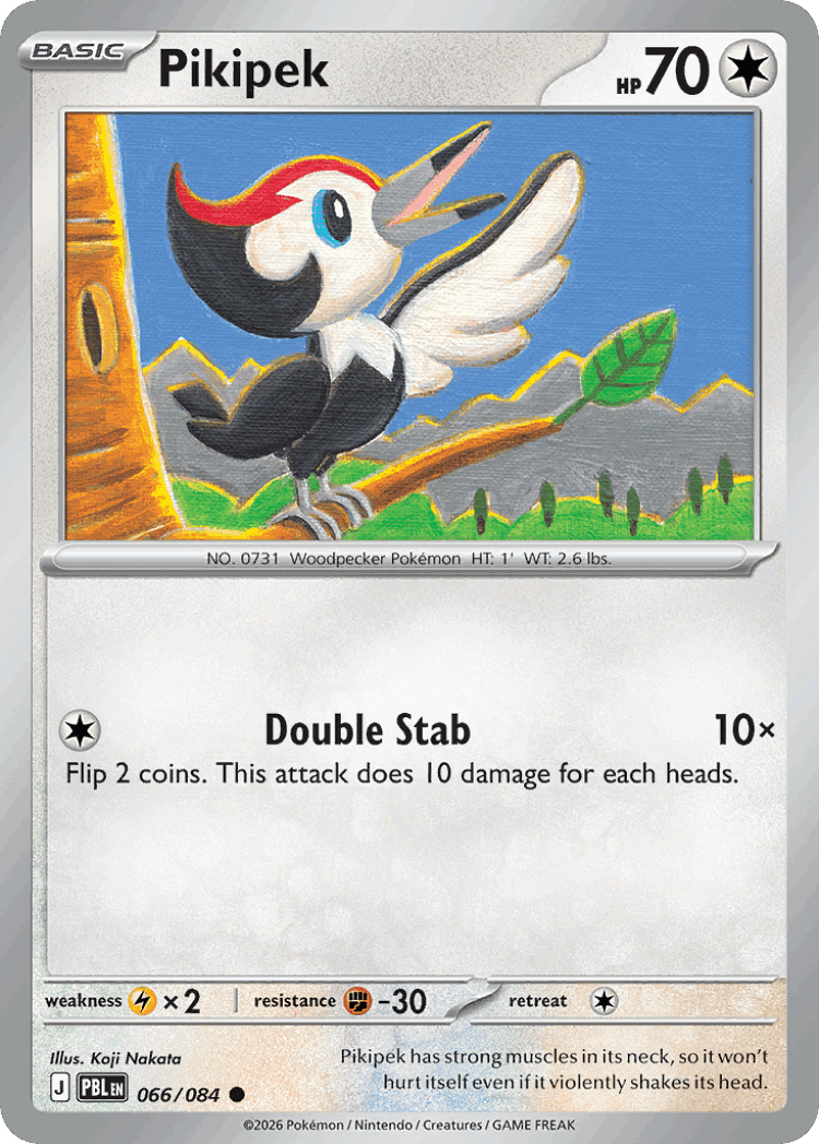 Pikipek #66 from Pitch Black - Common - Illustrated by Koji Nakata