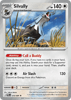 Silvally Pokémon TCG card art
