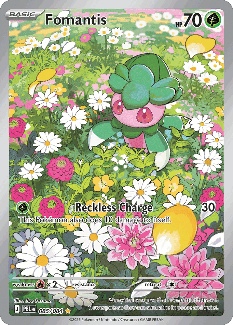 Fomantis #85 from Pitch Black - Illustration Rare - Illustrated by Jiro Sasumo