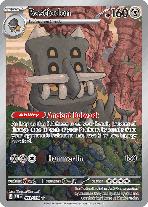 Bastiodon 93, Pitch Black