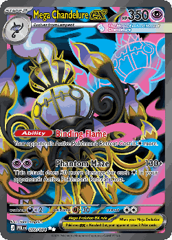 Mega Chandelure ex 99, Pitch Black