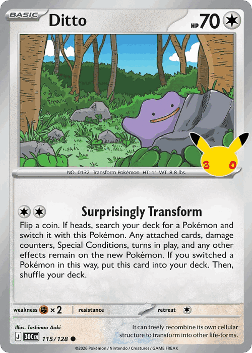 Ditto #115 from 30th Celebration - Common - Illustrated by Toshinao Aoki