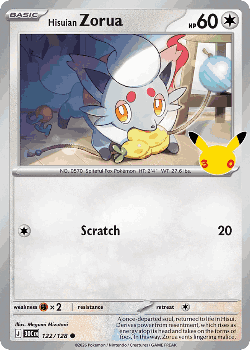 Hisuian Zorua 122, 30th Celebration
