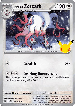 Hisuian Zoroark 123, 30th Celebration