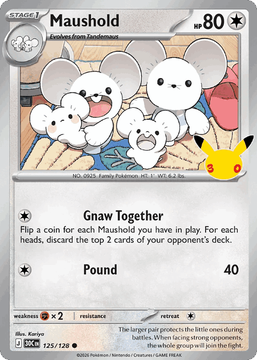 Maushold #125 from 30th Celebration - Common - Illustrated by Kariya