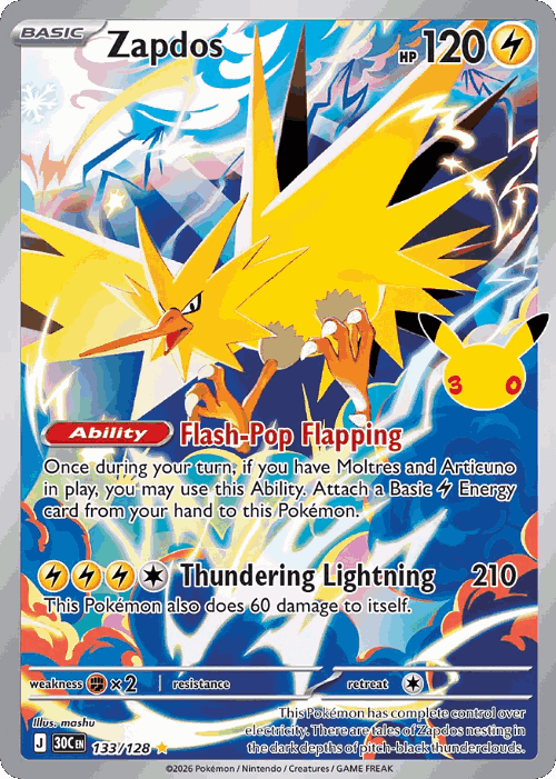 Zapdos 133, 30th Celebration