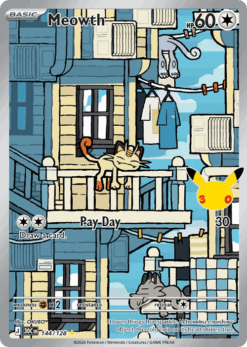 Meowth 144, 30th Celebration