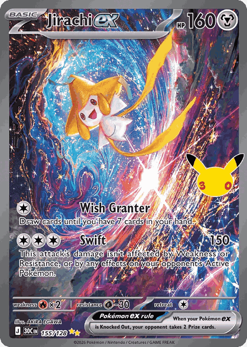 Jirachi ex 155, 30th Celebration
