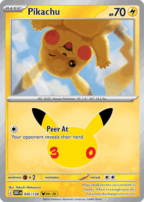 Pikachu 26, 30th Celebration