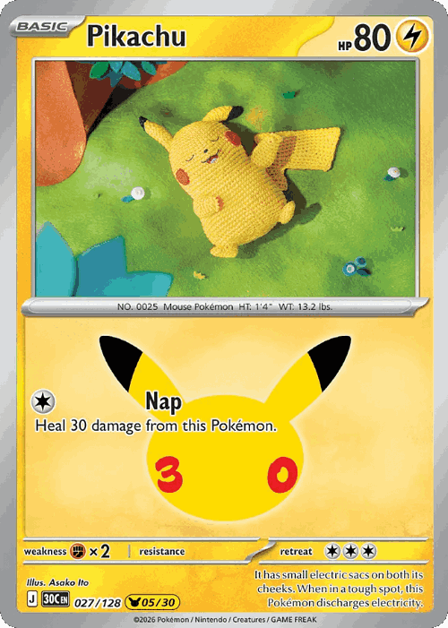 Pikachu 27, 30th Celebration