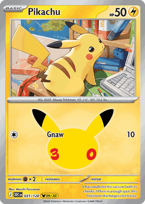 Pikachu 31, 30th Celebration