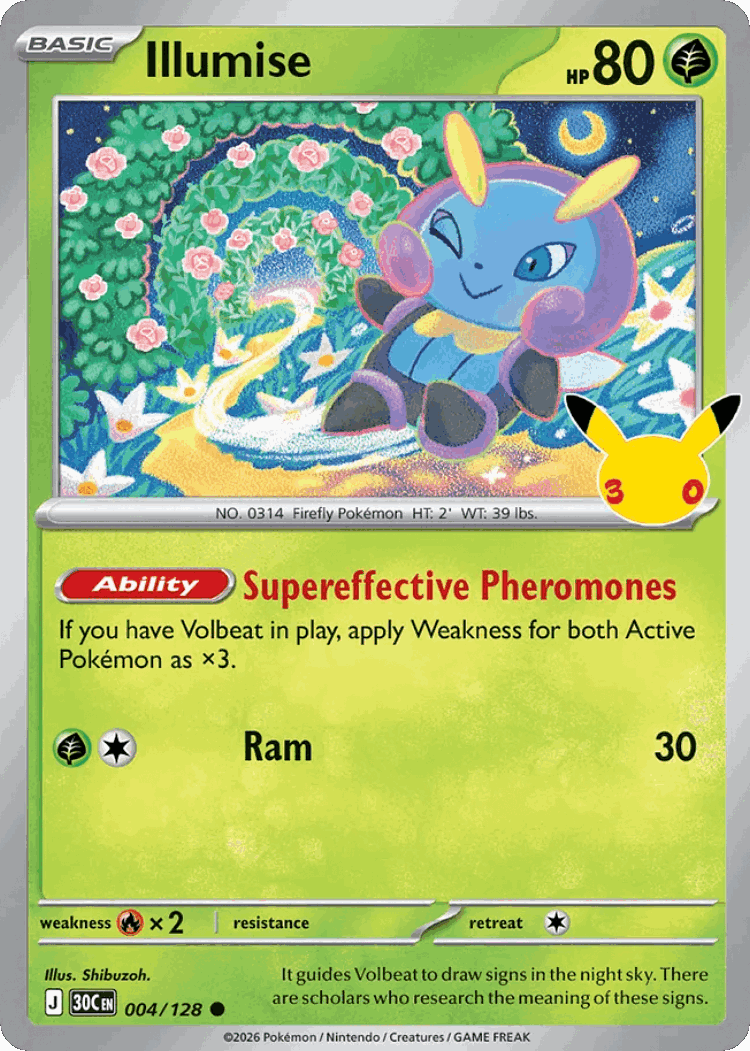 Illumise #4 from 30th Celebration - Common - Illustrated by Shibuzoh.