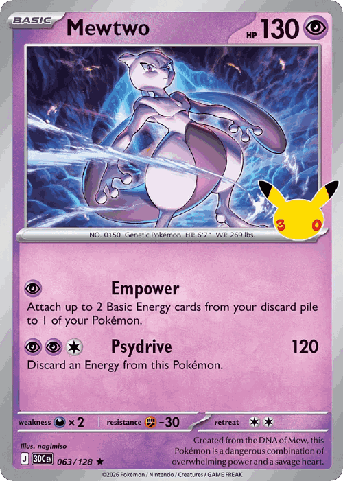 Mewtwo 63, 30th Celebration