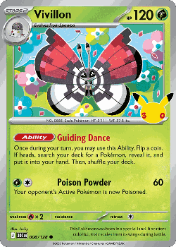 Vivillon Pokémon TCG card art