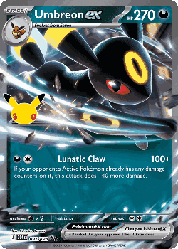 Umbreon ex 92, 30th Celebration