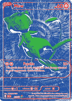 Mew Pokémon TCG card art