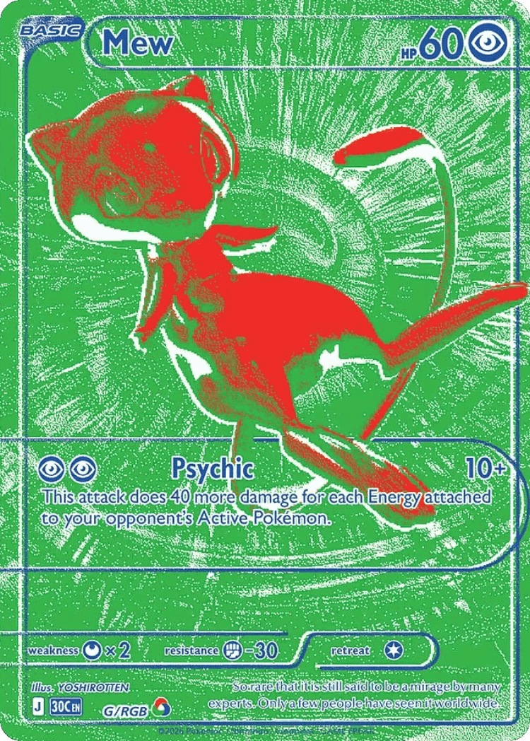 Mew #0 from 30th Celebration - Common - Illustrated by YOSHIROTTEN
