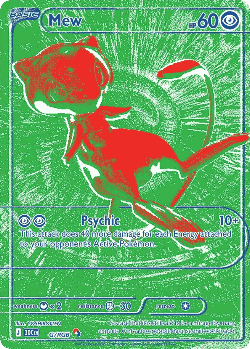 Mew Pokémon TCG card art