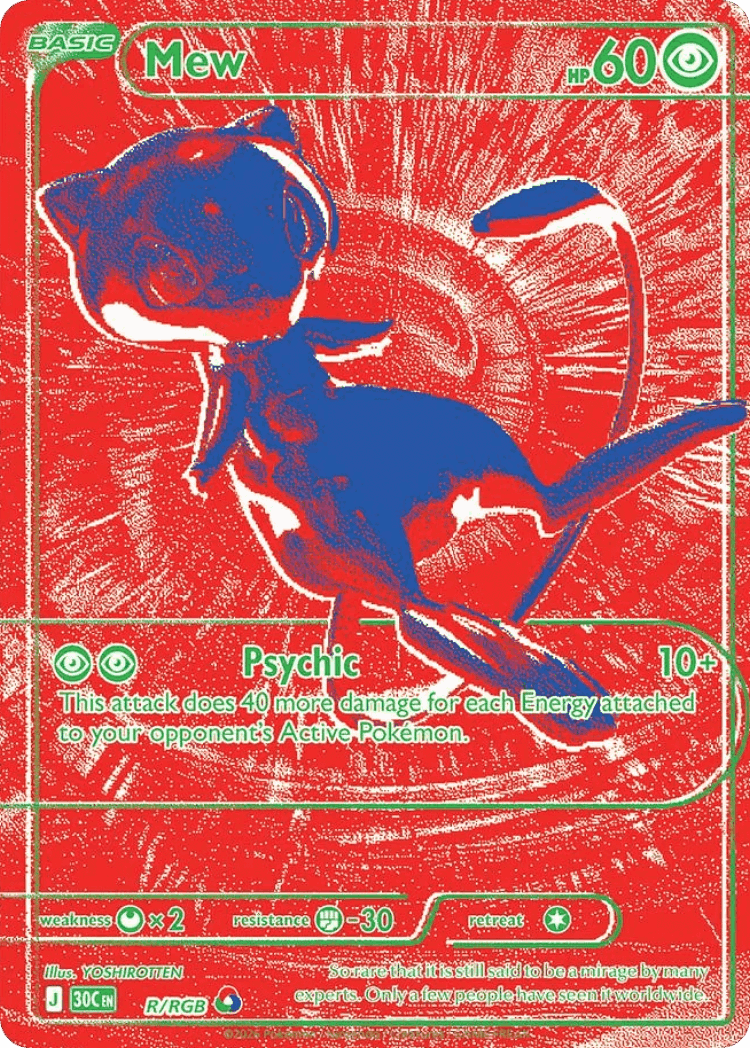 Mew #0 from 30th Celebration - Common - Illustrated by YOSHIROTTEN