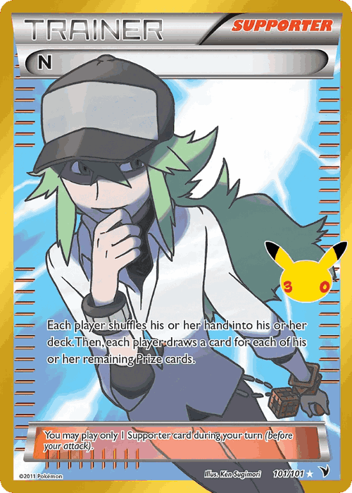 N #101 from 30th Celebration: Classic Collection - Rare Ultra - Illustrated by Ken Sugimori