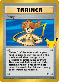 Misty Pokémon TCG card art