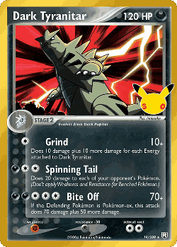 Dark Tyranitar Pokémon TCG card art