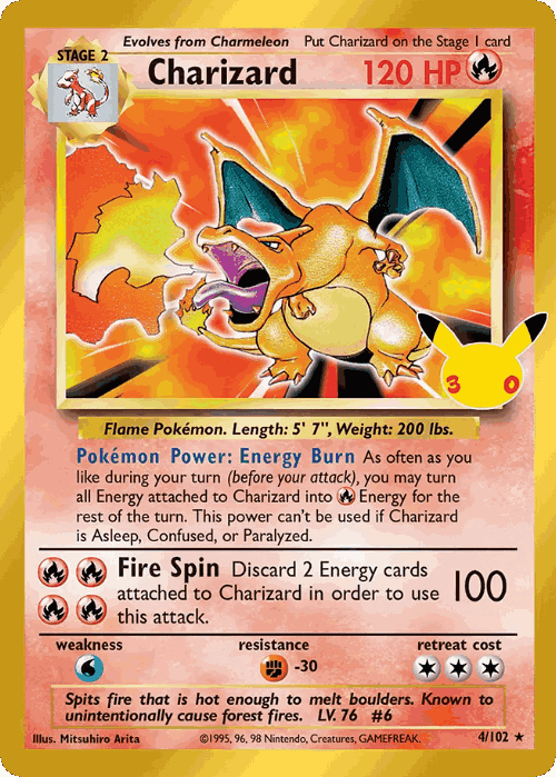 Charizard Pokémon TCG card art