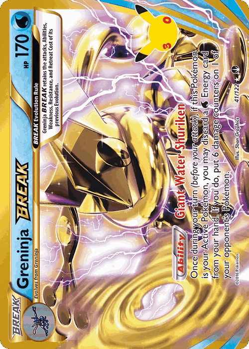 Greninja BREAK Pokémon TCG card art