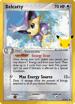 Delcatty Pokémon TCG card art