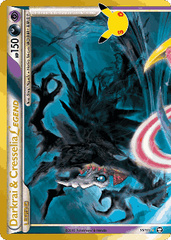 Darkrai & Cresselia LEGEND Pokémon TCG card art
