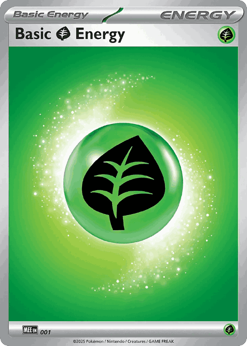 Basic Grass Energy Pokémon TCG card art