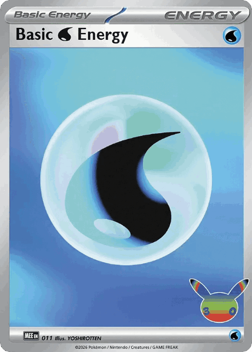 Basic Water Energy 11, Mega Evolution Energies