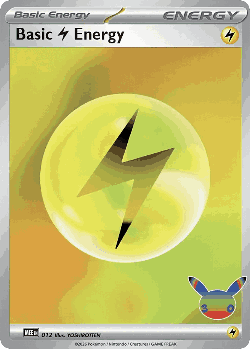 Basic Lightning Energy 12, Mega Evolution Energies