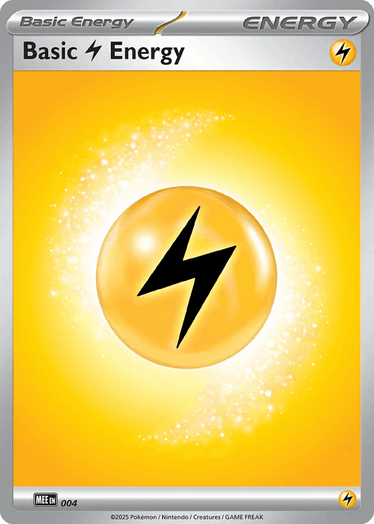 Basic Lightning Energy #4 from Mega Evolution Energies