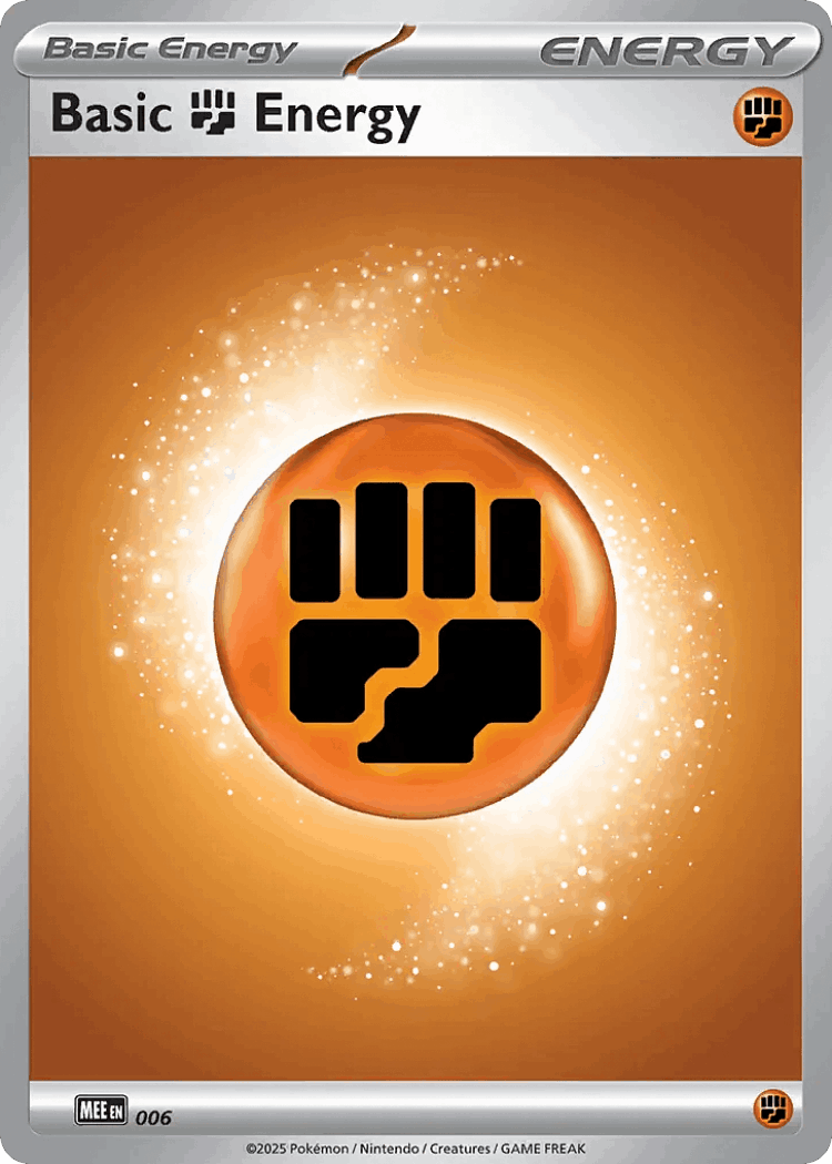 Basic Fighting Energy #6 from Mega Evolution Energies