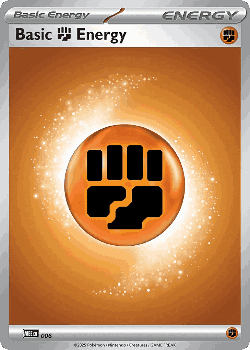 Basic Fighting Energy Pokémon TCG card art