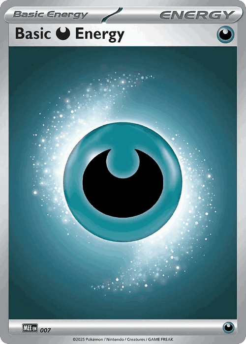 Basic Darkness Energy Pokémon TCG card art