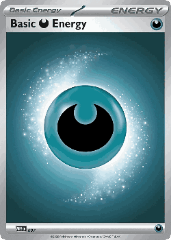Basic Darkness Energy Pokémon TCG card art